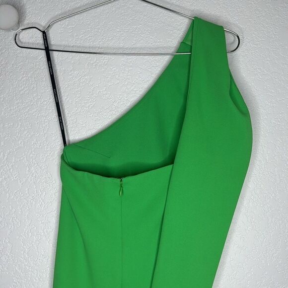 New Solace London SAREN ONE SHOULDER CREPE MAXI DRESS US Size 8 - Picture 7 of 16